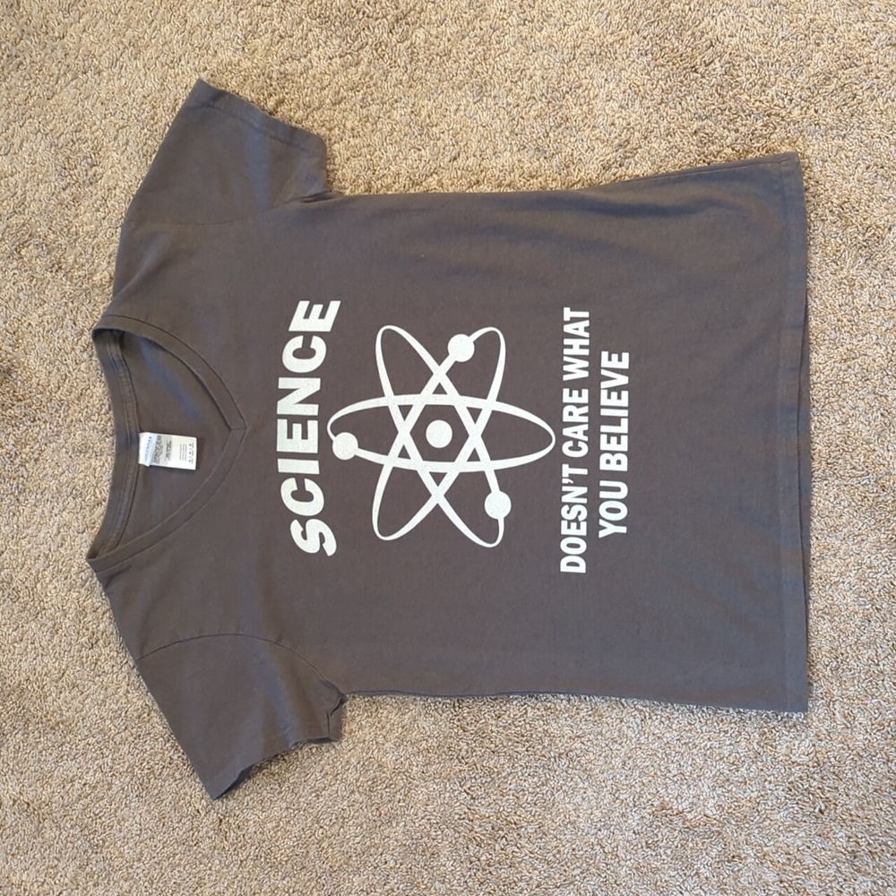 Science Doesn't Care What You Believe Women's V Neck Tee